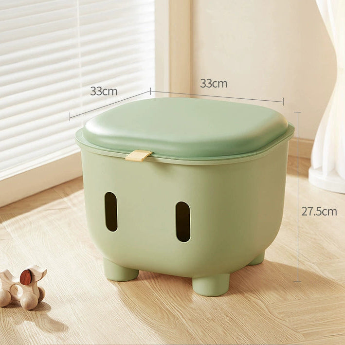 Multipurpose Kids Storage Stool and Table for Home and Office
