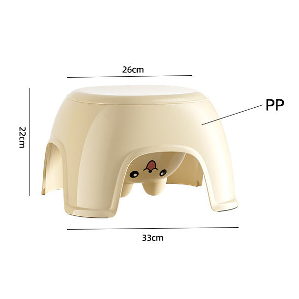 Adorable Baby Stool with Storage and Anti Skid Pads
