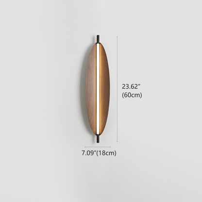 Brown Leaf Design Modern LED Wall Lamp