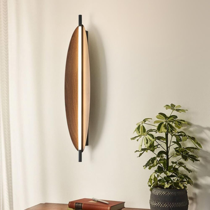 Brown Leaf Design Modern LED Wall Lamp