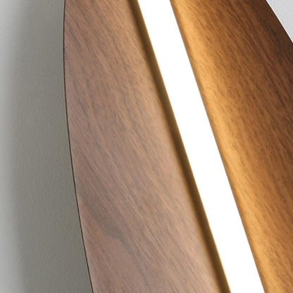 Brown Leaf Design Modern LED Wall Lamp