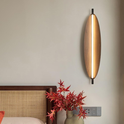 Brown Leaf Design Modern LED Wall Lamp