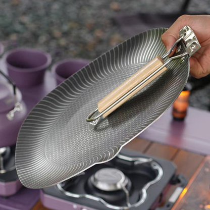 Multi-Use Stainless Steel Square Honeycomb Grill Pan with Oil Filter Tray