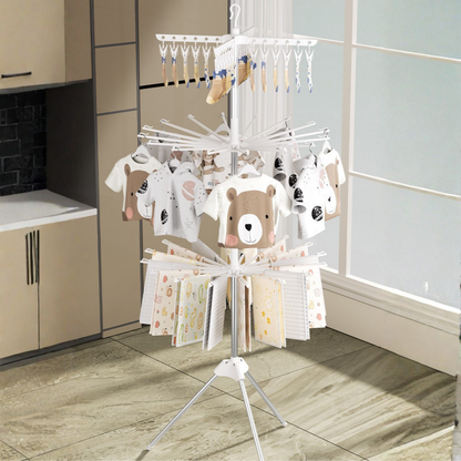 Triple Layer Foldable Multifunctional Clothes Drying Rack