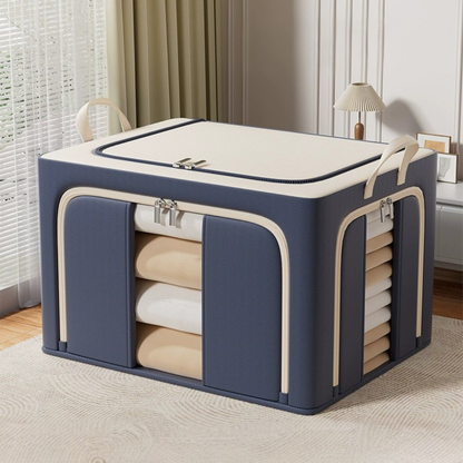 Clear Window Spacious Foldable Storage Organizer Box  (66L - 50x40x33cm)