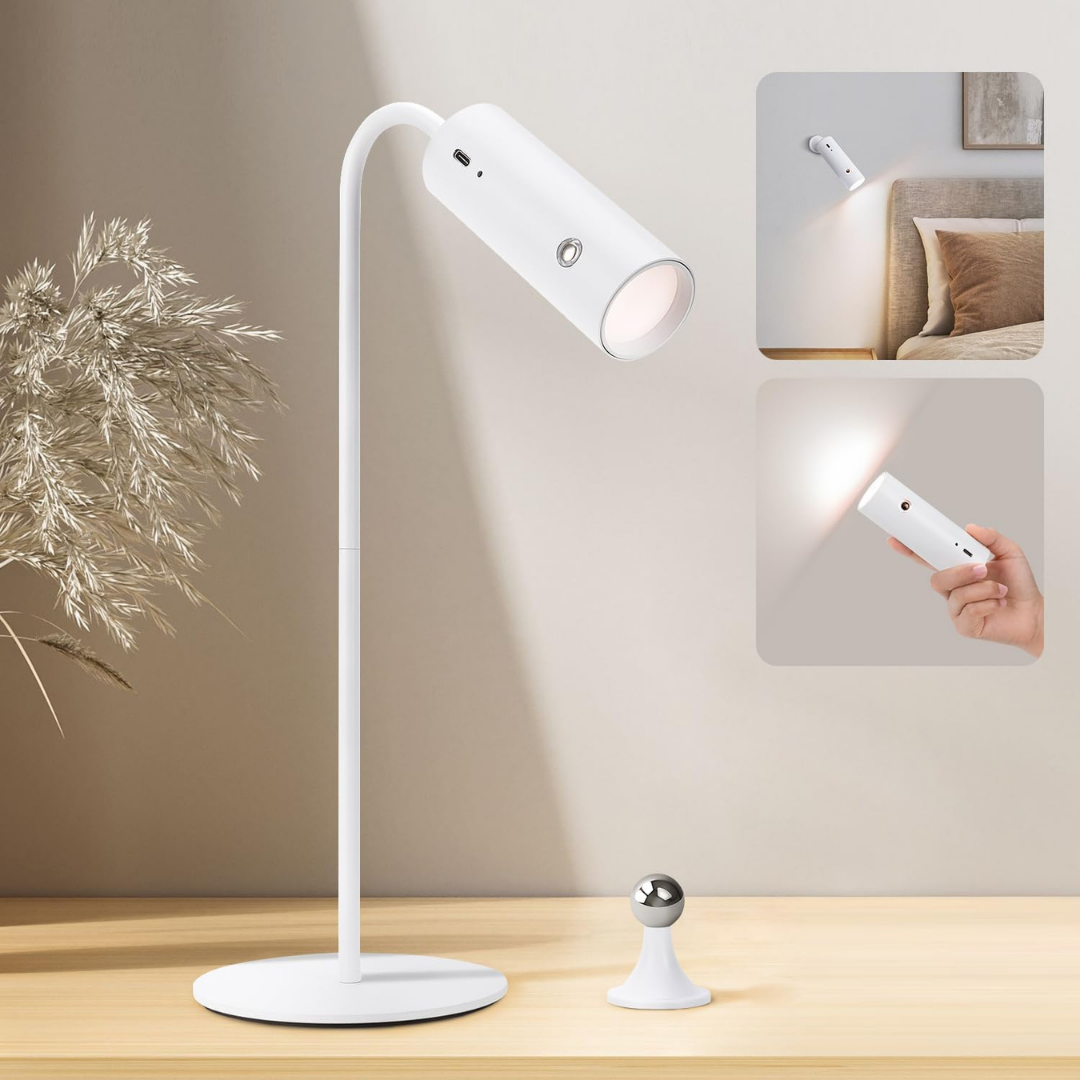 360° Magnetic Rechargeable Wireless Touch LED Table Lamp