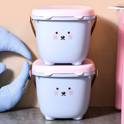 Multifunctional Storage Bucket Stool with Wide Comfort Seat - 13L Capacity
