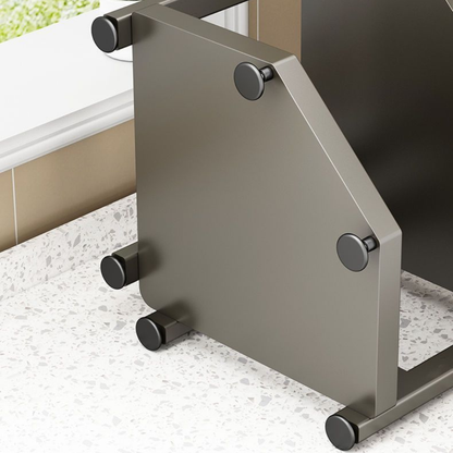 Elegant Corner Adjustable Layer Height Storage Rack