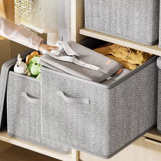 Multipurpose Utility Foldable Storage Box with Easy Handling