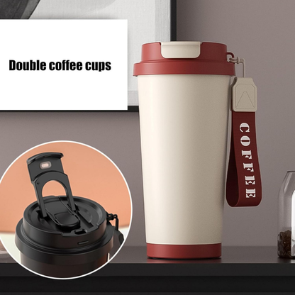 Stylish Travel Stainless Steel Insulated Tumbler - 530ml