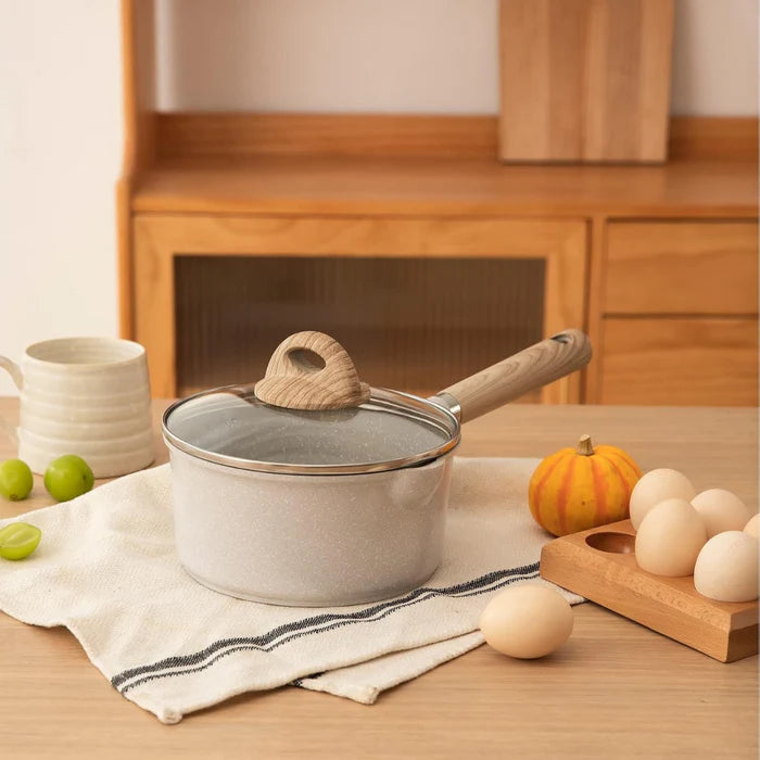 Homero Non-Stick Multi-Use Granite Pan With Pour Spout - 16cm 1.5L