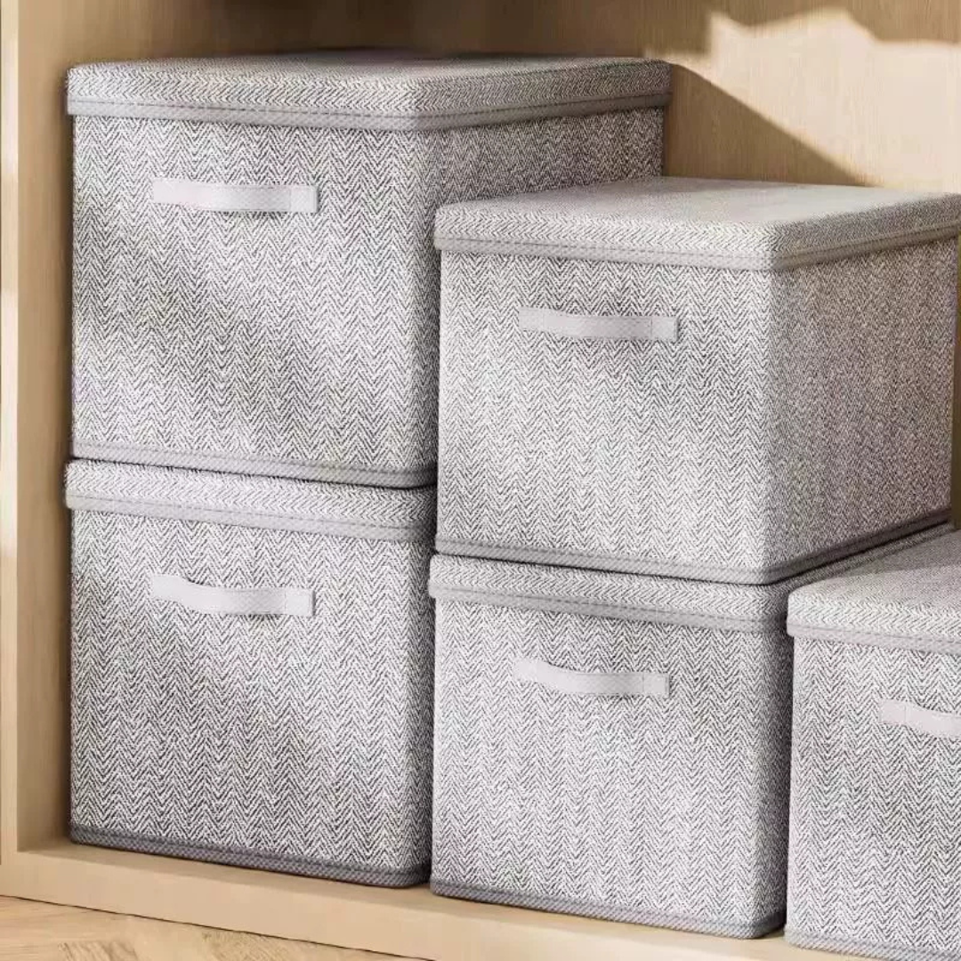 Multipurpose Utility Foldable Storage Box with Easy Handling
