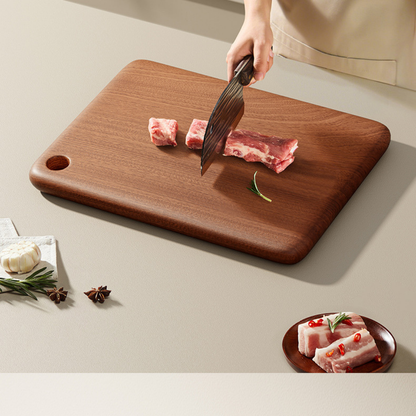 Natural Solid Wood Build Reversible Premium Wooden Chopping Board