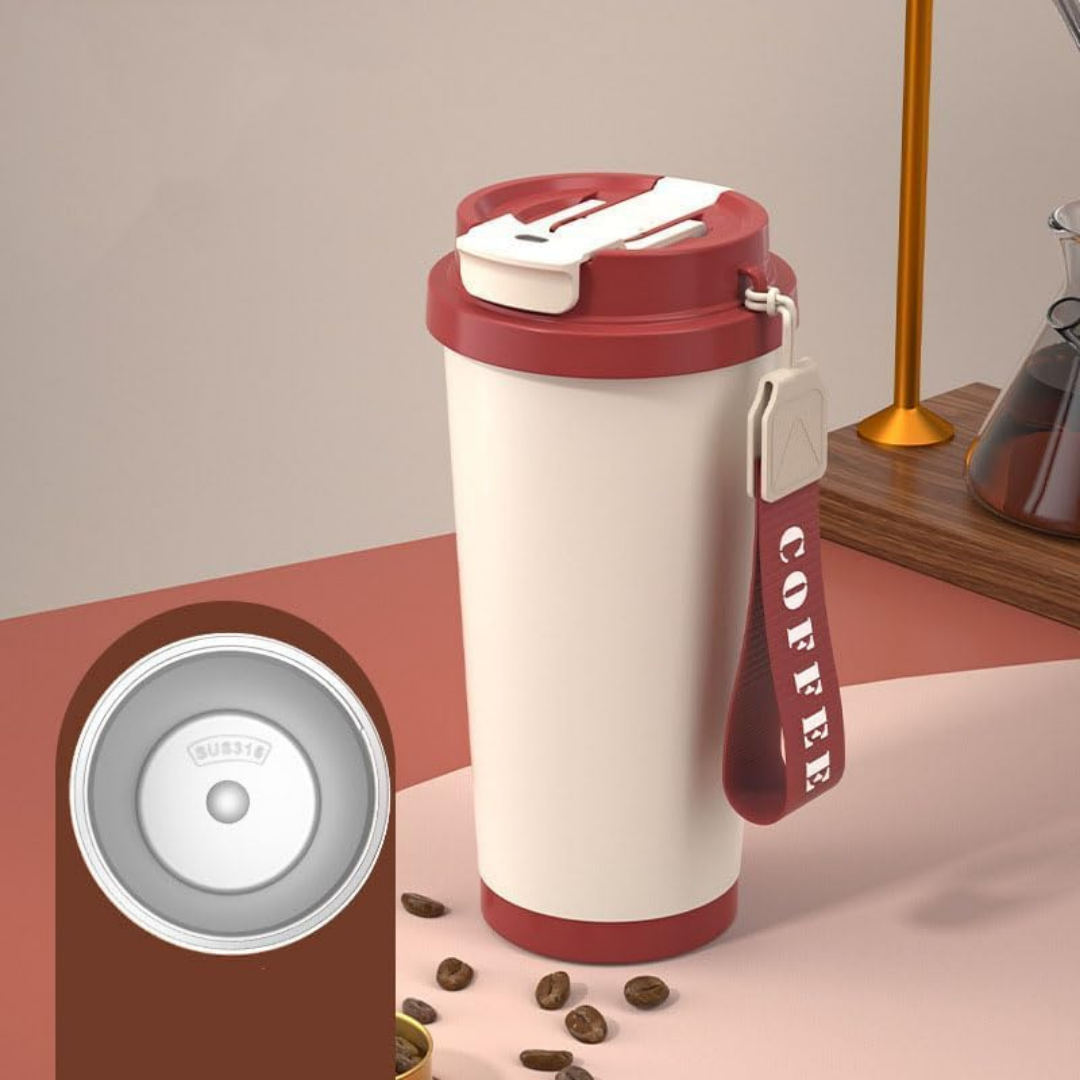 Stylish Travel Stainless Steel Insulated Tumbler - 530ml