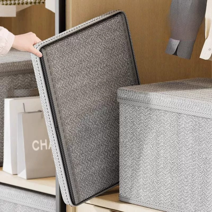 Multipurpose Utility Foldable Storage Box with Easy Handling
