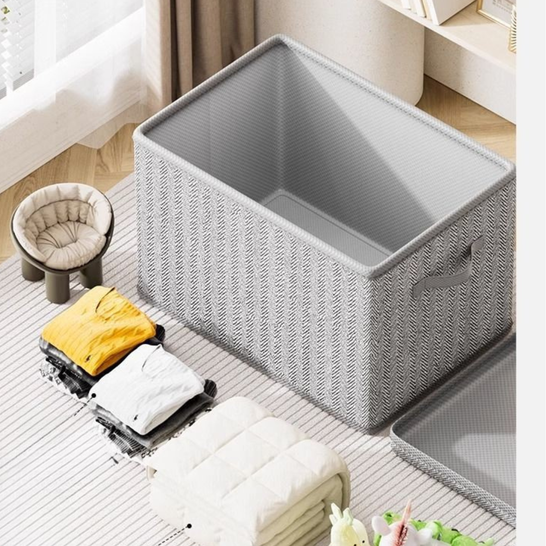 Multipurpose Utility Foldable Storage Box with Easy Handling