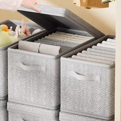 Multipurpose Utility Foldable Storage Box with Easy Handling