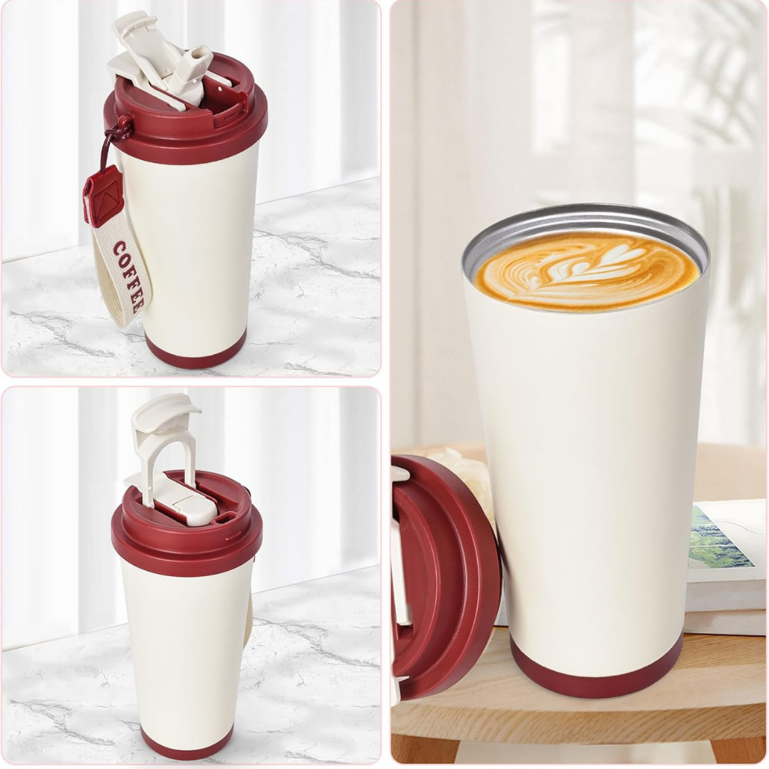 Stylish Travel Stainless Steel Insulated Tumbler - 530ml