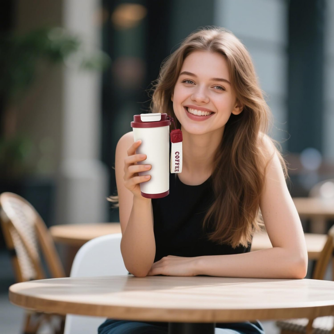 Stylish Travel Stainless Steel Insulated Tumbler - 530ml