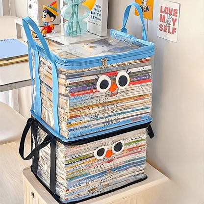 Transparent Foldable Book Storage Organizer