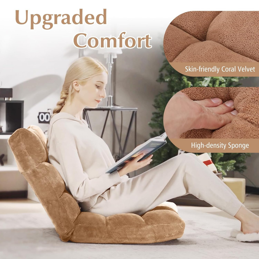 Ultra Comfort Floor Adjustable Multi Angle Position Design Sofa Chair