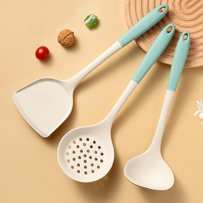 All Purpose Heat Resistant Silicone Kitchen Spatulas (Set of 4)