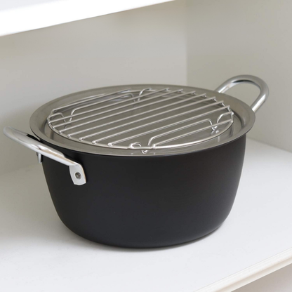 Multi-Use Oval Shape Deep Tempura Fryer Set