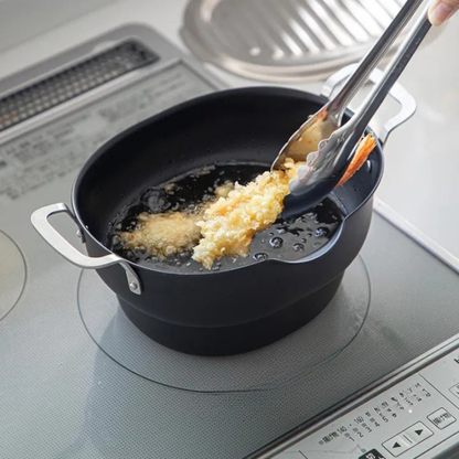 Multi-Use Oval Shape Deep Tempura Fryer Set