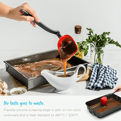 Premium Fold-Flat Silicone Cooking Ladle
