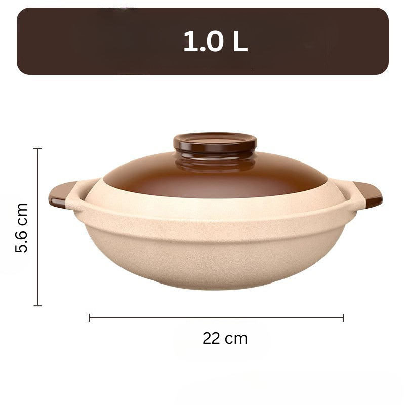 High Temperature Unglazed Rice & Noodle Retro Casserole