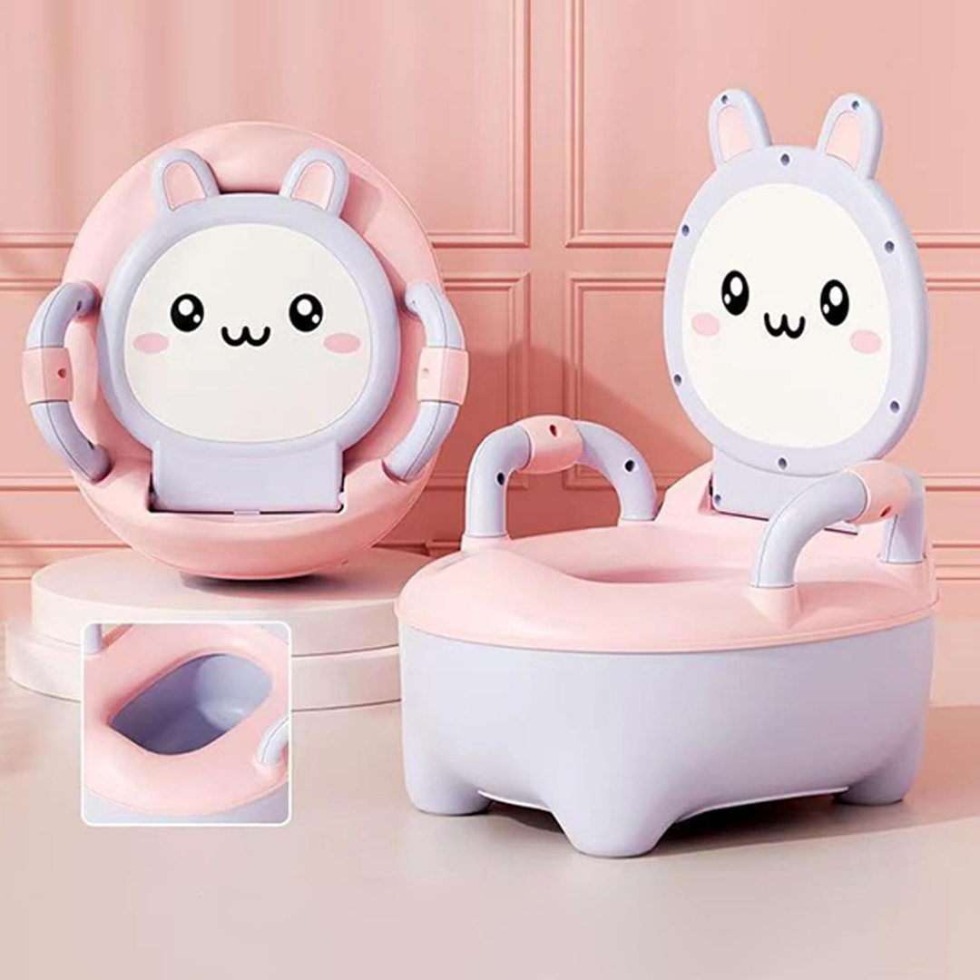Cute Rabbit Comfortable &amp; Safe Seating Baby Potty Training Toilet