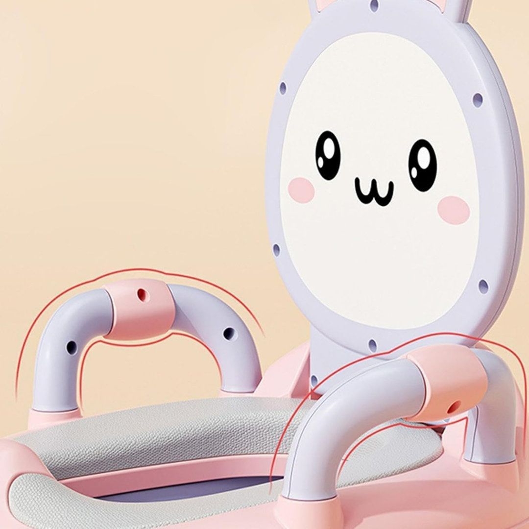 Cute Rabbit Comfortable &amp; Safe Seating Baby Potty Training Toilet