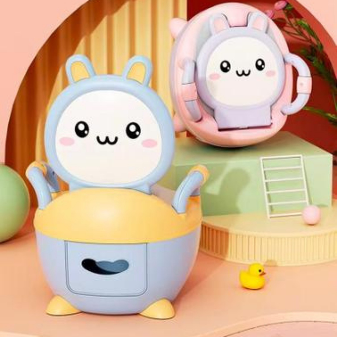 Cute Rabbit Comfortable &amp; Safe Seating Baby Potty Training Toilet