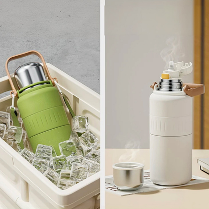 Stainless Steel Insulated Water Bottle – 1.2L Durable Design
