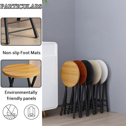 Portable Design Heavy Duty Round Folding Stool Chair