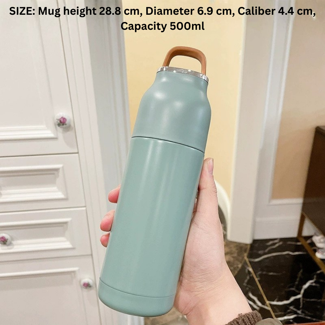 Premium Stainless Steel Portable Double Insulated Bottle - 500ml