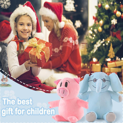 Elephant Piggie Plush Soft Cuddly Toy Set