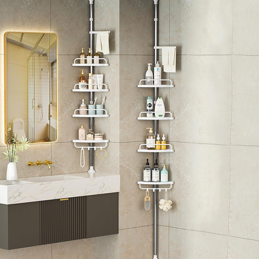 Multipurpose Bathroom Corner Adjustable Storage Rack - 4 Tier 310 cm