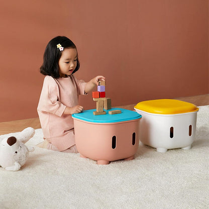 Multipurpose Kids Storage Stool and Table for Home and Office