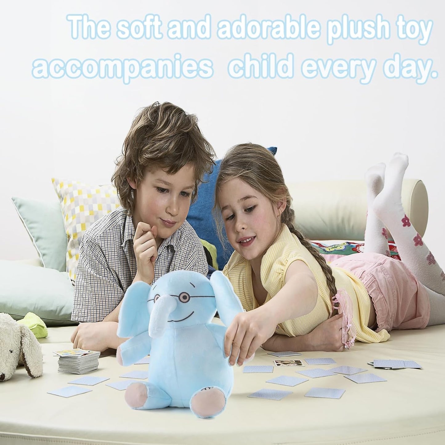 Elephant Piggie Plush Soft Cuddly Toy Set