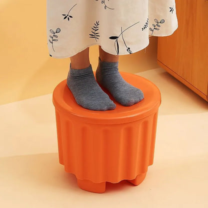 Multipurpose Ottoman Storage Bucket Stool