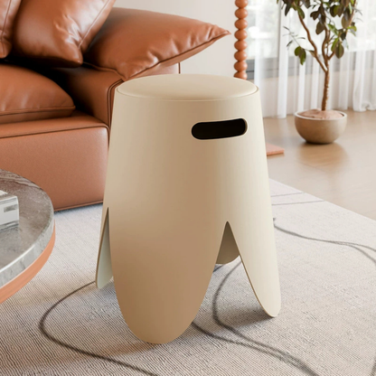 Creatively Stacked Comfortable Cushioned Petal Stool