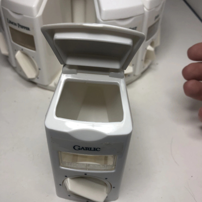 12 Containers Rotating Spice Carousel Storage Organizer