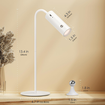 360° Magnetic Rechargeable Wireless Touch LED Table Lamp