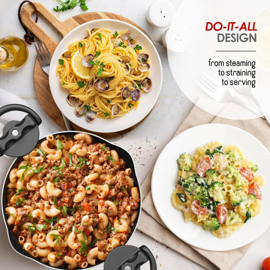 Premium Multipurpose Twist Lock Non-Stick Pot