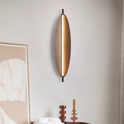 Brown Leaf Design Modern LED Wall Lamp