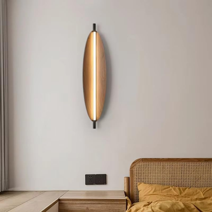 Brown Leaf Design Modern LED Wall Lamp