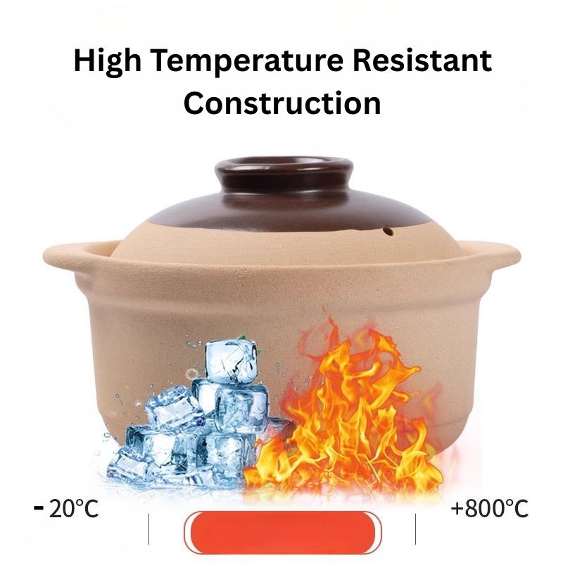 High Temperature Unglazed Rice & Noodle Retro Casserole